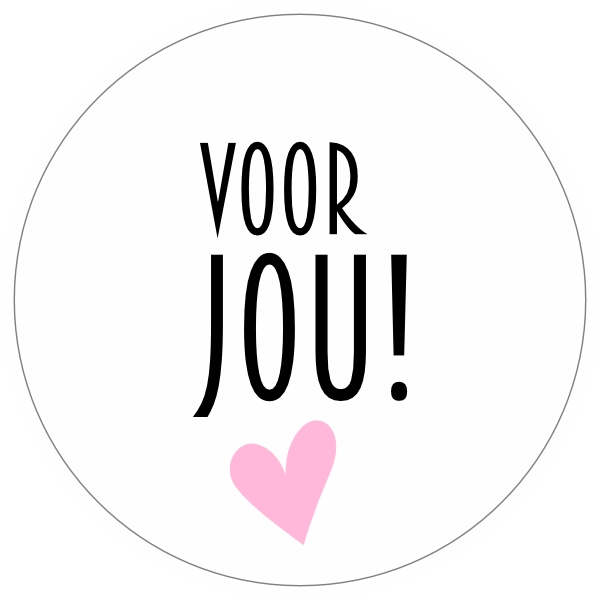 Sticker voor jou