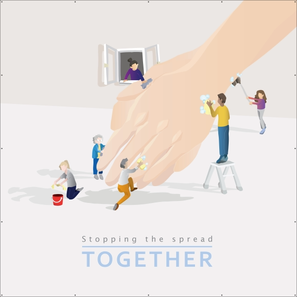 Stopping the spread together spandoek