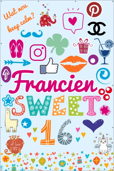 Sweet 16 spandoek