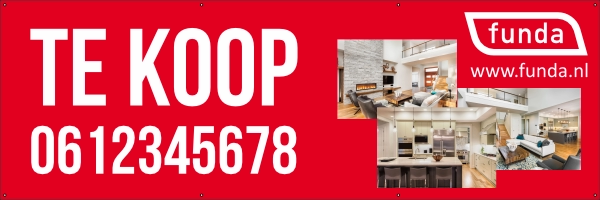 TE KOOP spandoek