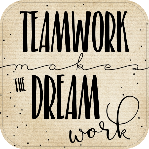 Teamwork sticker