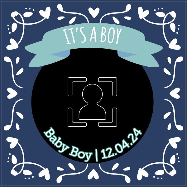 Tegeltje baby - Jongen