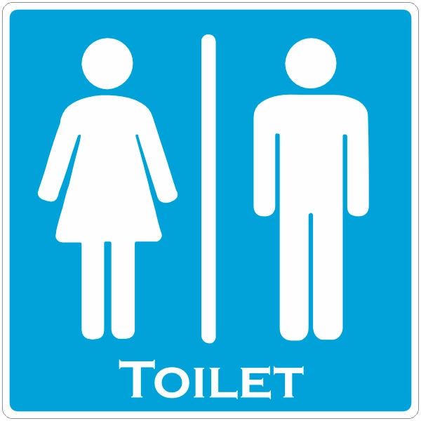 Toilet sticker