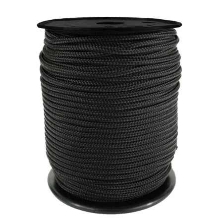 Touw 6 mm ZWART