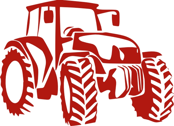 Tractor muursticker