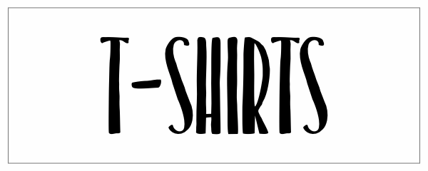 T-shirts was sticker