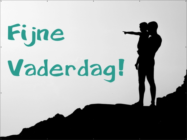 Vaderdag spandoek