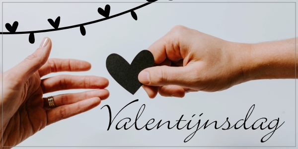 Valentijnsdag sticker