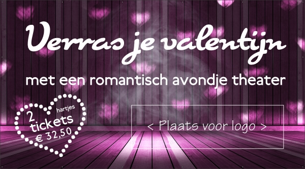 Verras je Valentijn spandoek