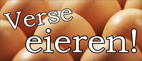 Verse eieren Spandoek