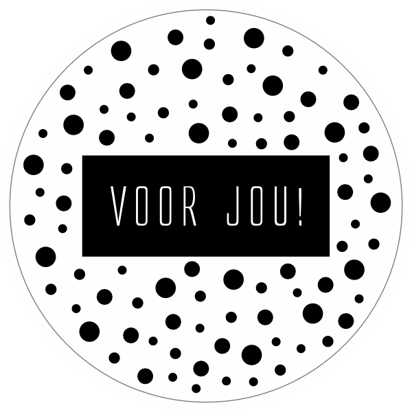 Voor jou sticker