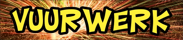 Vuurwerk spandoek