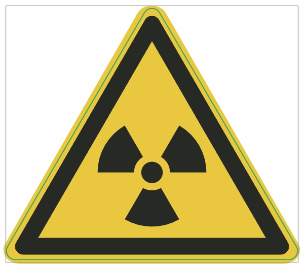 W003 Radioactieve stoffen sticker
