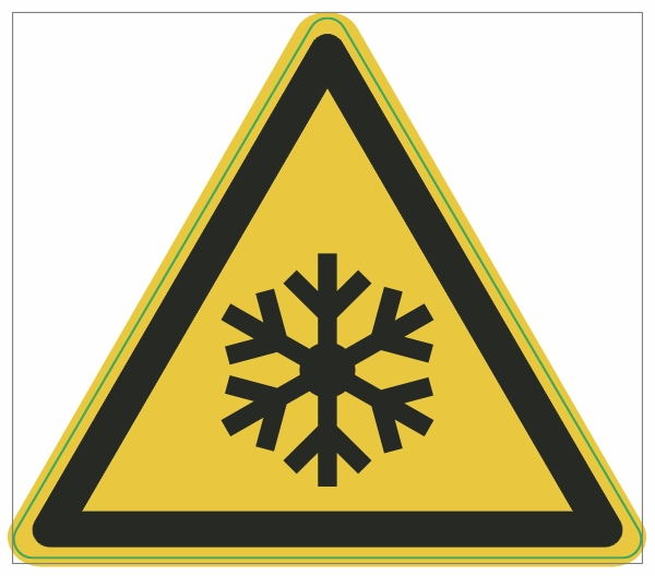W010 Lage temperaturen sticker
