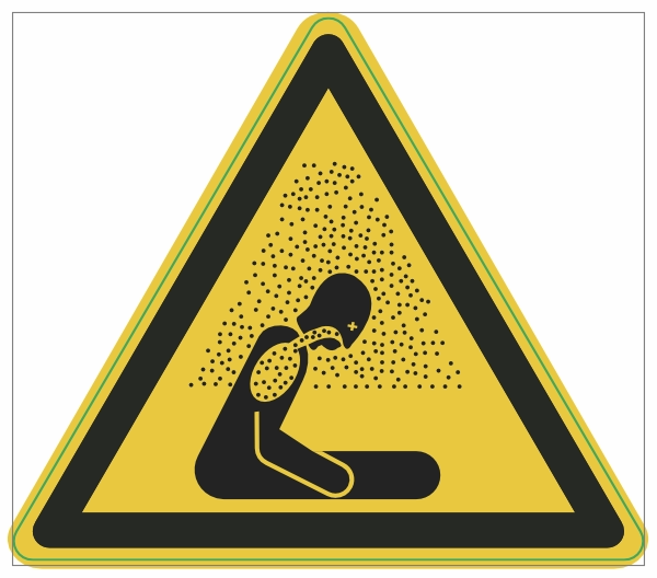 W041 Verstikkende atmosfeer sticker