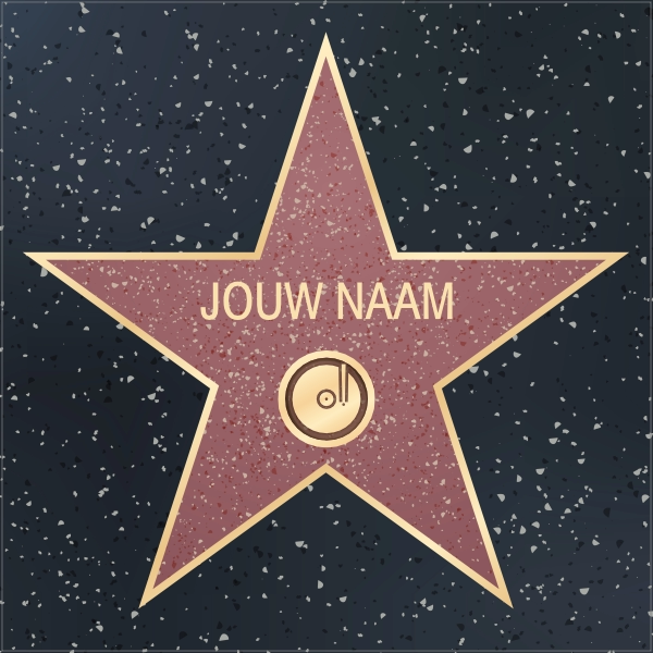 Walk of Fame tegel Muziek