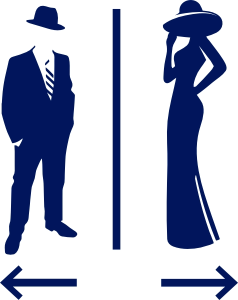 Elegante WC sticker