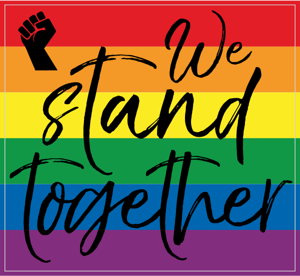 We stand together sticker