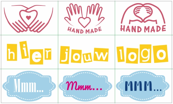 Stickervel met sluitzegels