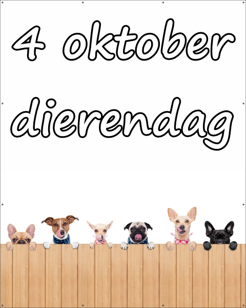 Werelddierendag Spandoek