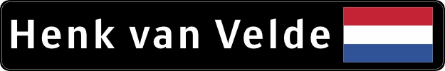 Wielrenner naamsticker Nederland