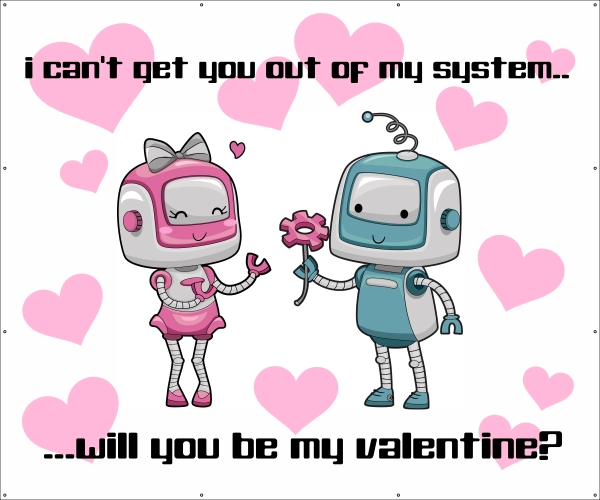 Will You Be My Valentine Spandoek