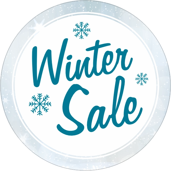 Winter Sale glassticker
