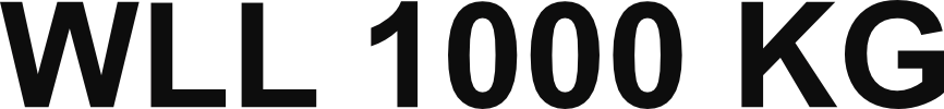WLL sticker 1000kg