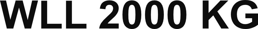 WLL sticker 2000kg