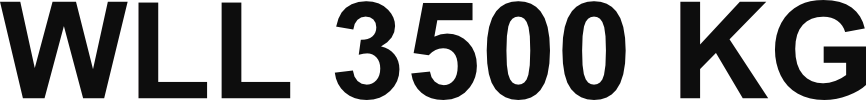 WLL sticker 3500kg