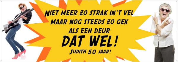 Zo gek als een deur spandoek
