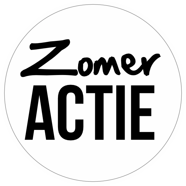 Zomer actie sticker