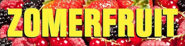 Zomerfruit Te Koop Spandoek