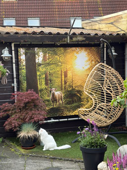 Tuindoek met schaap