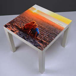 Ikea tafel met eigen foto