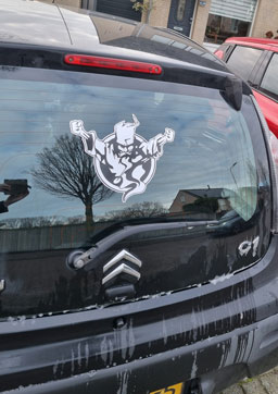 Thunderdome contour sticker