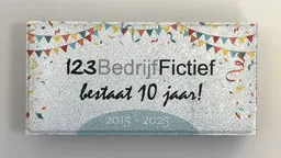 Halve stoeptegel jubileum