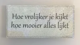 Halve stoeptegel spreuk