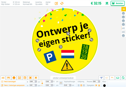 Inspecteren zondaar leerling Stickers maken bij 123sticker.nl | 123sticker.nl
