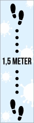 1,5 meter afstand