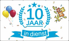 10 jaar in dienst