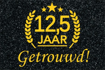 12,5 jaar getrouwd