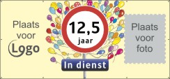 12,5 jaar in dienst
