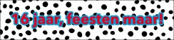 16 jaar feesten maar