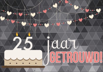 25 jaar getrouwd