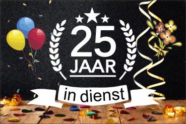 25 jaar in dienst