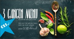 3 gangen menu