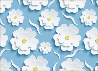 3D Bloem Laptop Sticker 17 inch