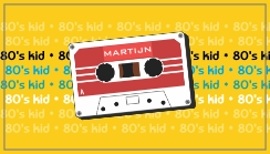 80s kid retro cassettebandje