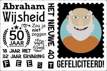 Abraham wijsheid 50 jaar verjaardag